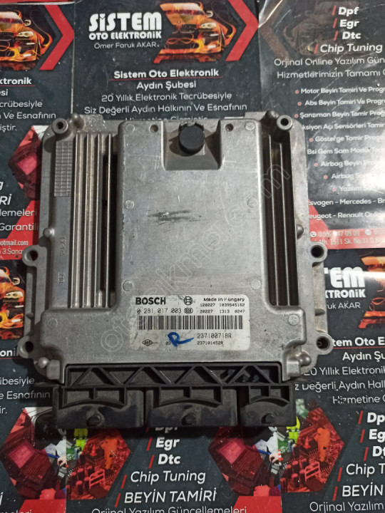 0281017003 renaul traffic motor beyni