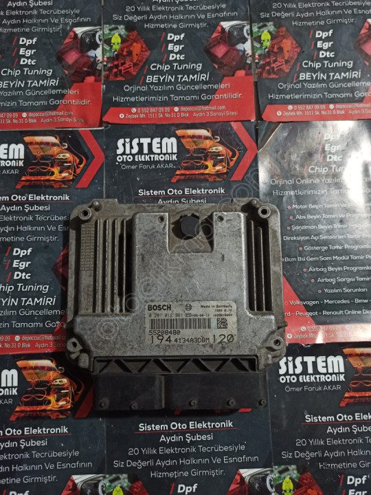 0281012961 fiat doblo ducato motor beyni