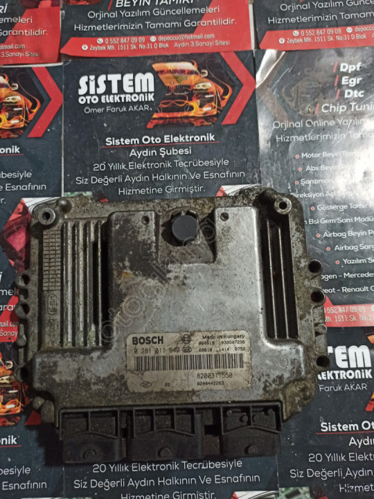 0281011940 renault master motor beyni
