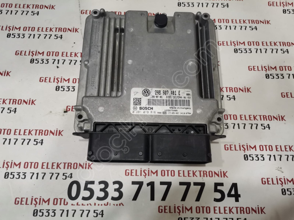 298907401E 298907401 0281019816 PORSCHE PANAMERA MOTOR BEYNI