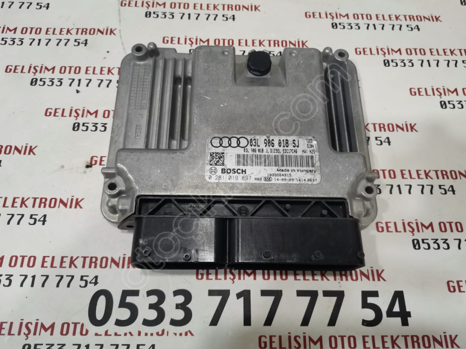 03L906018SJ 0281019897 AUDİ A4 MOTOR BEYNİ