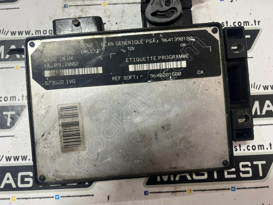 Peugeot 206 1.9 TDI Motor Beyni  9648201580 R04080030D