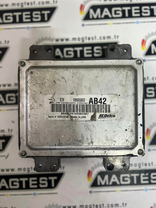 Opel Corsa 1.4 Motor Beyni 12665802 AB42