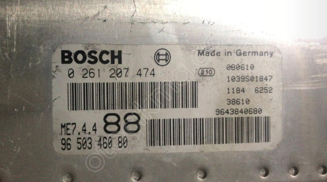 Peugeot 307 motor beyni 0261207474