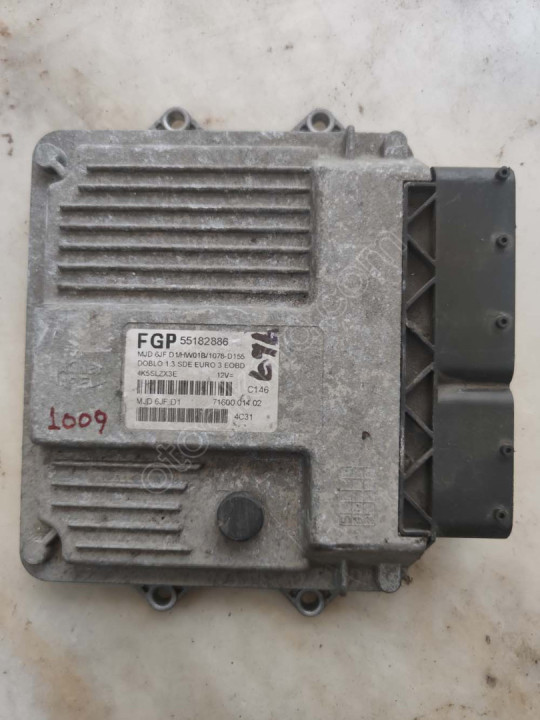 Fiat Doblo 1.3 Motor Beyni 55182886 - MJD 6JF.D1 - MJD 6JFD1