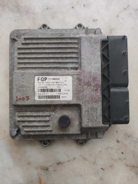 Fiat Punto 1.3 Motor Beyni 55186608 - MJD 6JF.P3 - MJD 6JFP3