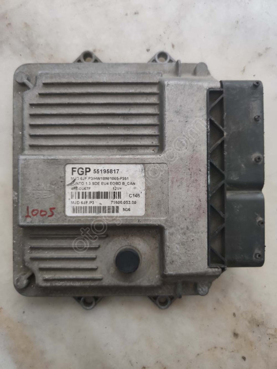 Fiat Punto 1.3 Motor Beyni 55195817 - MJD 6JF.P3 - MJD 6JFP3