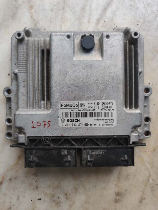 Ford Fiesta 1.5 TDCI Motor Beyni F1B1-12A650-AYB 0281033274