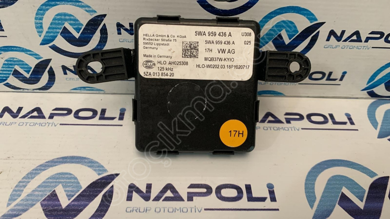 5WA959436A GOLF LEON ANAHTARSIZ GİRİŞ ÇALIŞTIRMA KEYSS BEYNİ