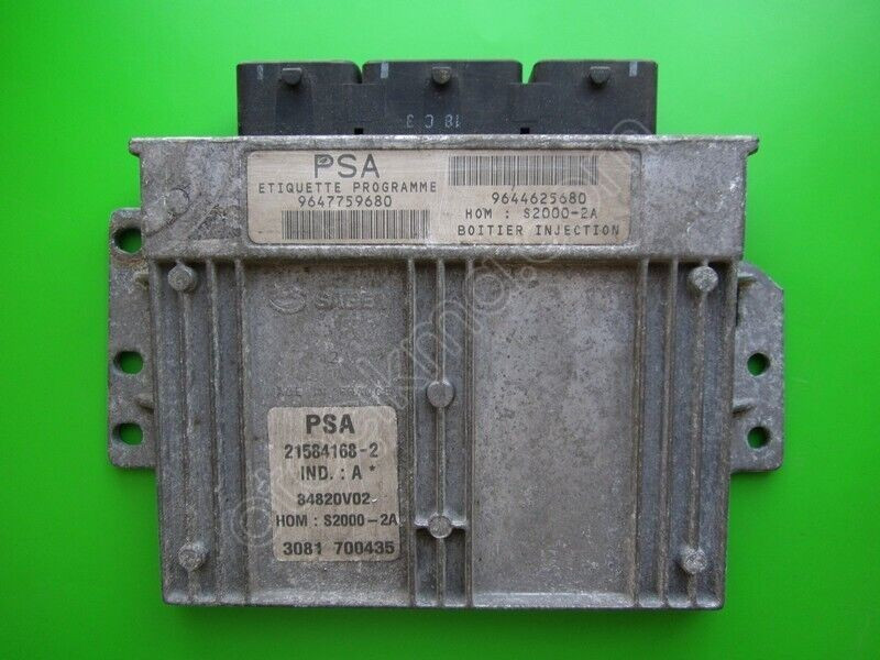 MOTOR BEYNİ Peugeot 206 1.4 21584168 S2000-