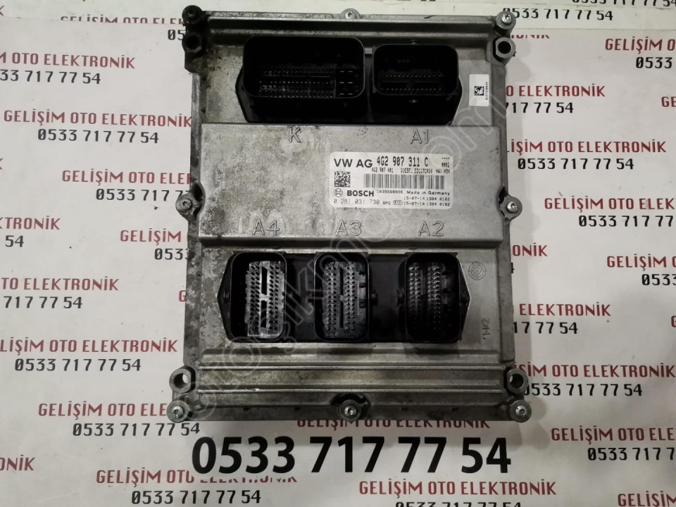 4G2907311C 4G2907401 0281031730 AUDİ A6 3.0 MOTOR BEYNİ