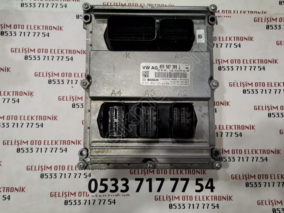 059907309J 0281032425 2H6907311 AUDI Q7 MOTOR BEYNİ