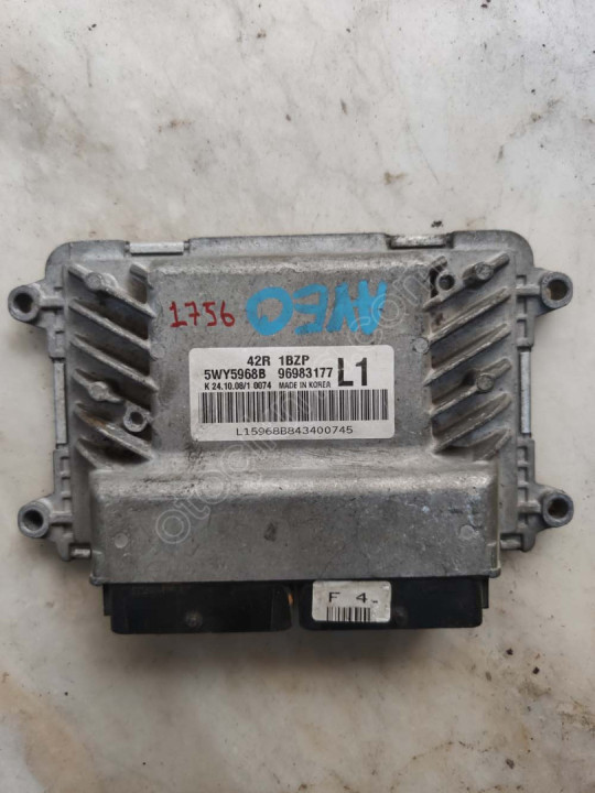 Chevrolet Aveo Motor Beyni 96983177 - 5WY5968B