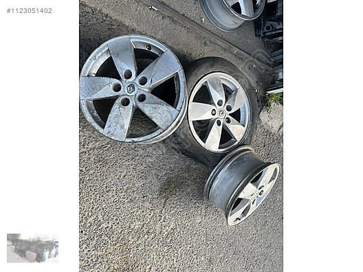 RENAULT FLUNCE 3 ADET JANT ORJİNAL ÇIKMA