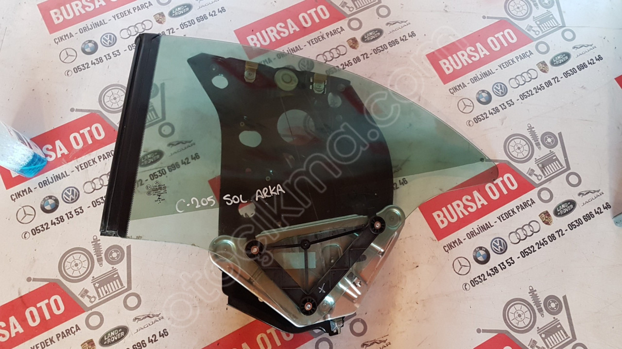 MERCEDES C205 COUPE  SOL ARKA CAM ORJINAL SÖKME