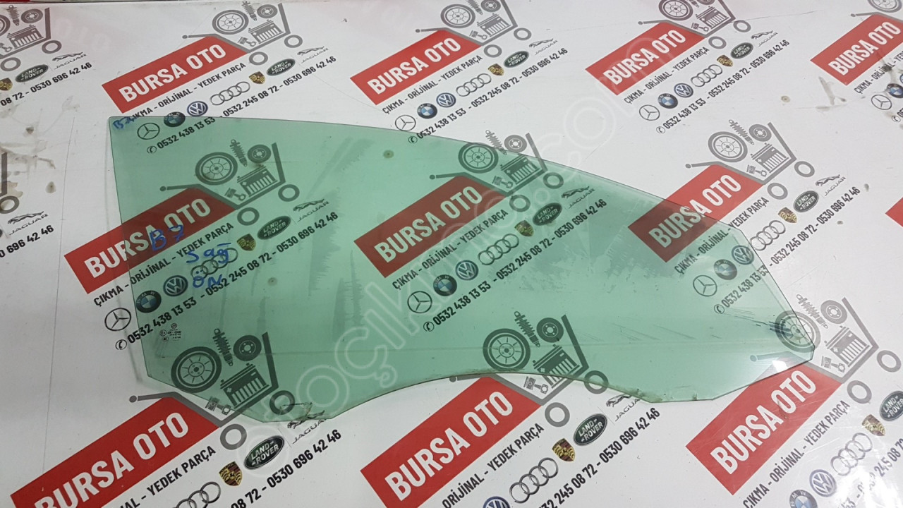 VOLKSWAGEN B7 SAĞ ÖN KAPI CAMI ORJINAL SÖKME