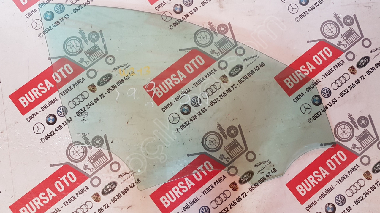 MERCEDES W213 E SERİ SAĞ ÖN KAPI CAMI ORJINAL SÖKME