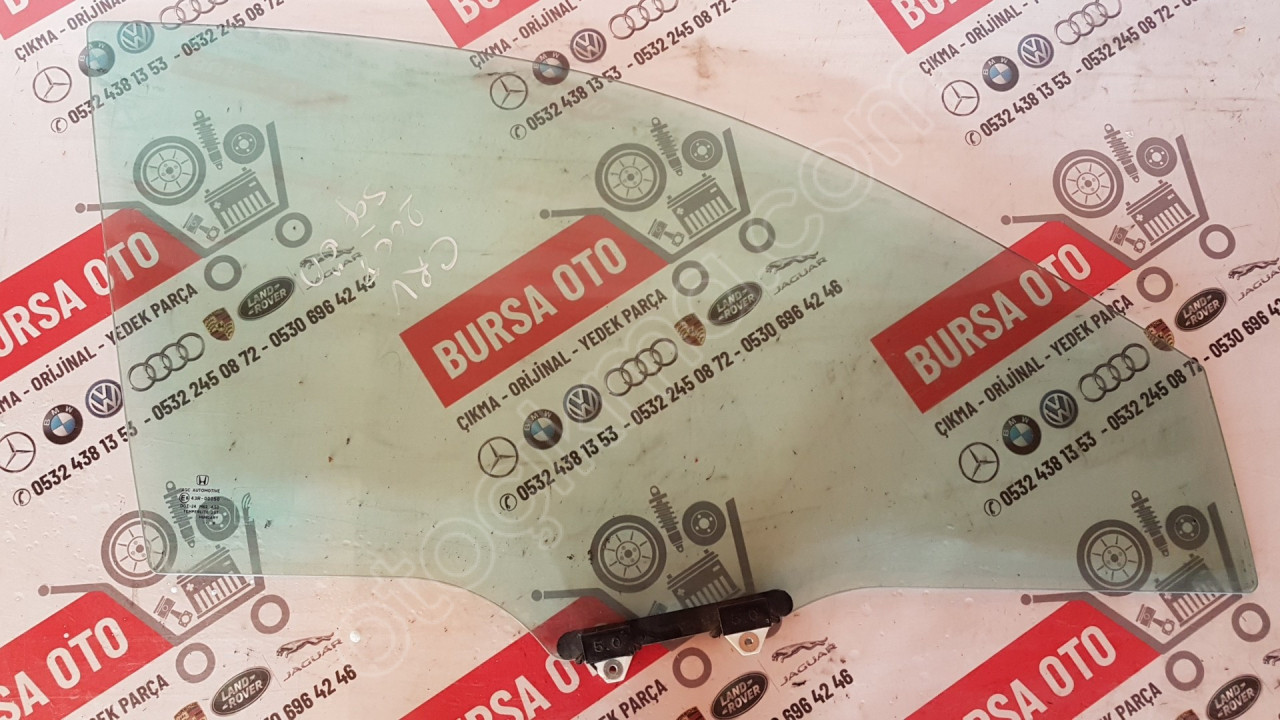 HONDA CRV 2008 SAĞ ÖN KAPI CAMI ORJINAL ÇIKMA