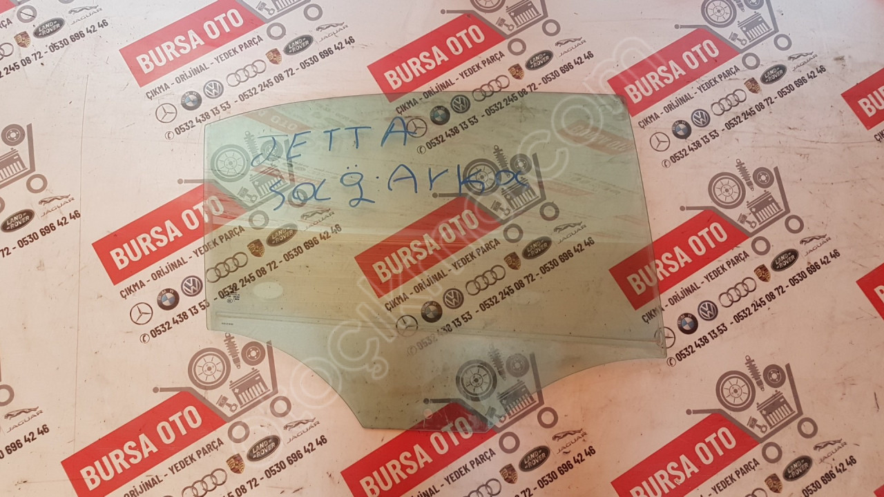 VOLKSWAGEN JETTA  SAĞ ARKA KAPI CAMI ORJINAL SÖKME