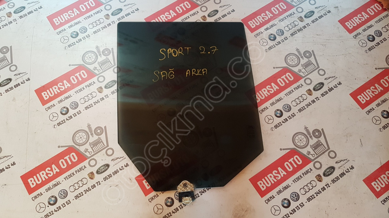 RANGE ROVER SPORT 2007 SAĞ ARKA KAPI CAMI ORJINAL SÖKME