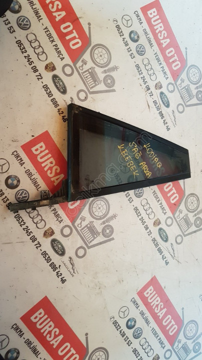 SKODA KODIAQ SAĞ ARKA KAPI KELEBEK CAM ORJINAL SÖKME