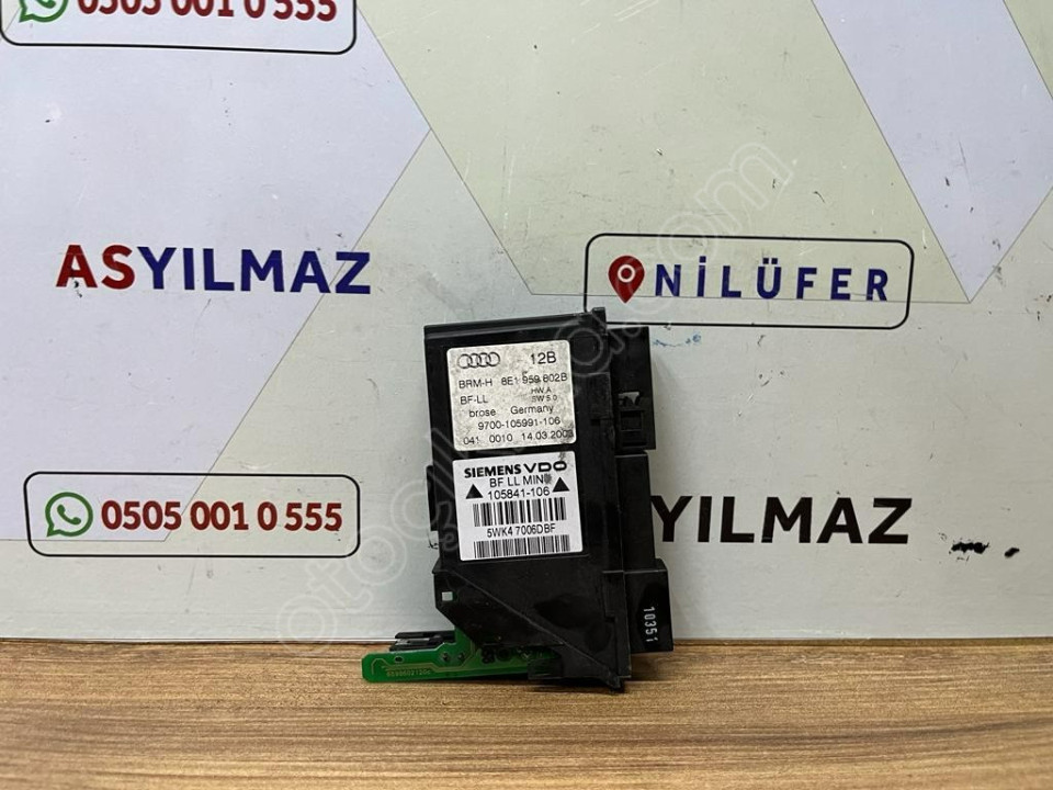 AUDİ A4 B6 SAĞ ÖN CAM MOTORU ORJİNAL 8E1959802B