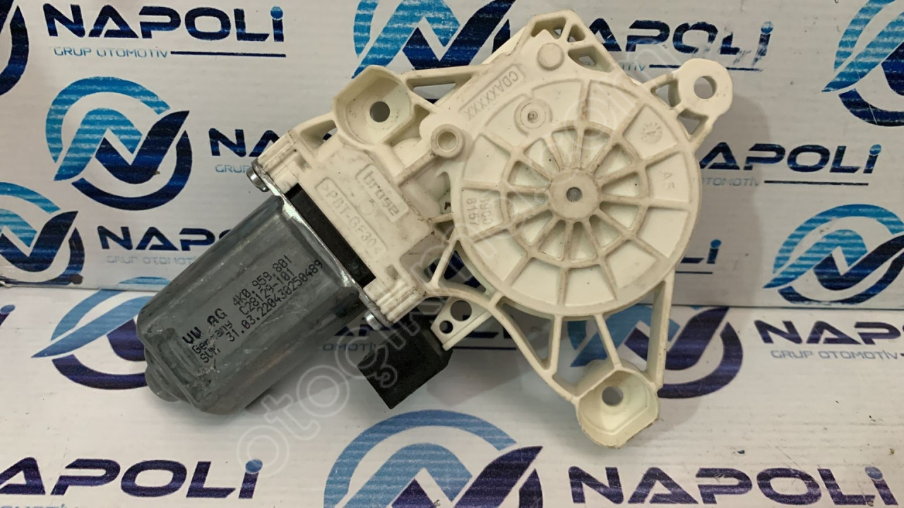 4K0959801 AUDİ A6 A7 A8 Q8 GOLF PASSAT SOL ÖN CAM MOTORU