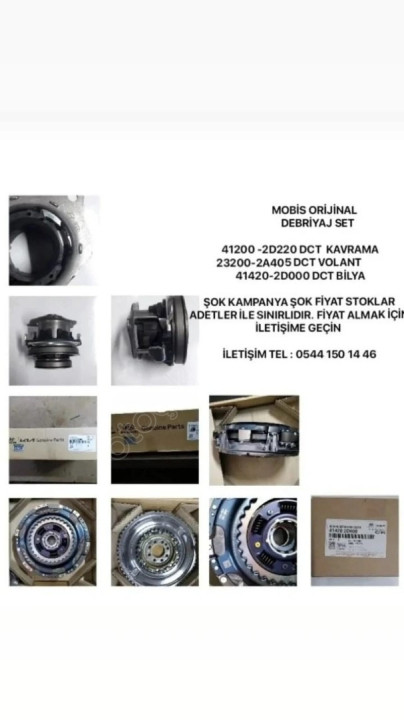 41200-2D220/23200-2A405/41420-2D000/DCT KAVRAMA KOMPLE SET