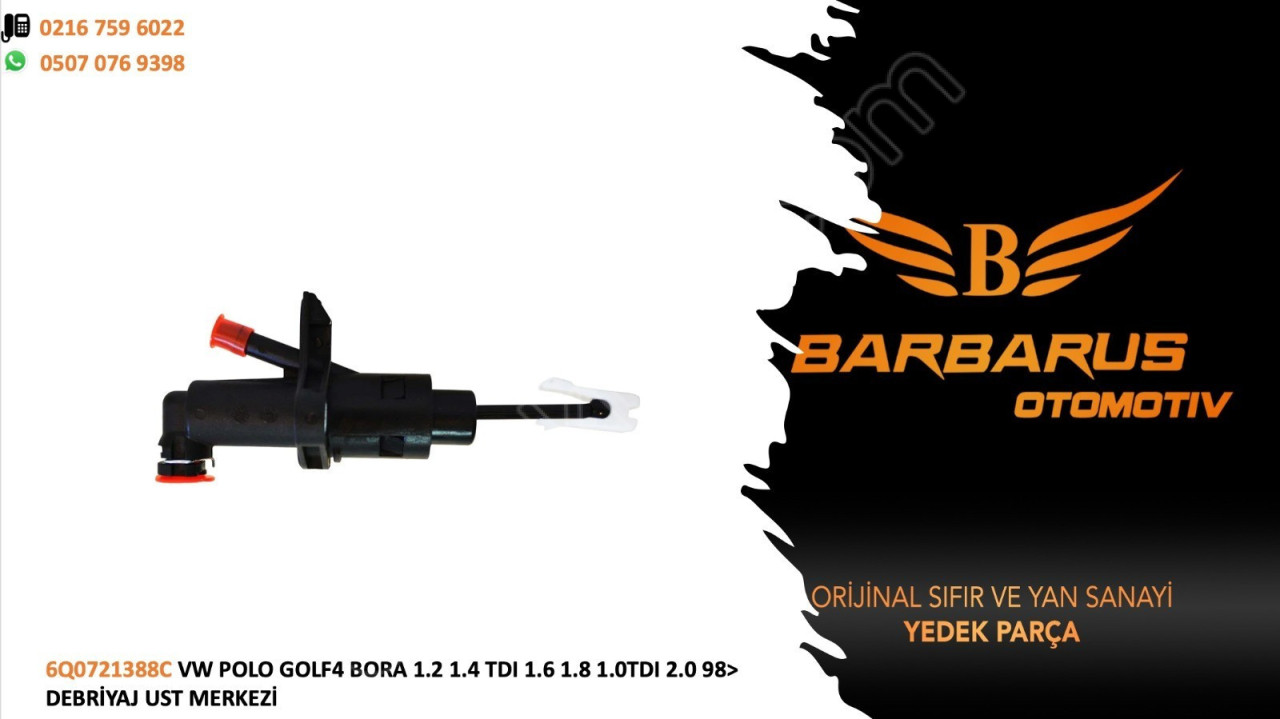 6Q0721388C VW POLO GOLF4 BORA DEBRİYAJ ÜST MERKEZİ