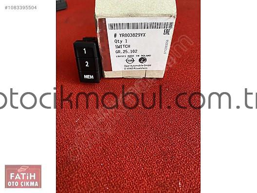 OPEL ASTRA K İNSİGNİA KOLTUK AYAR DÜĞMESİ 13273505 YR0