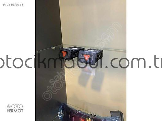 Dörtlü Flaşör Düğmesi 1J0953235J Volkswagen Golf 4 Bora