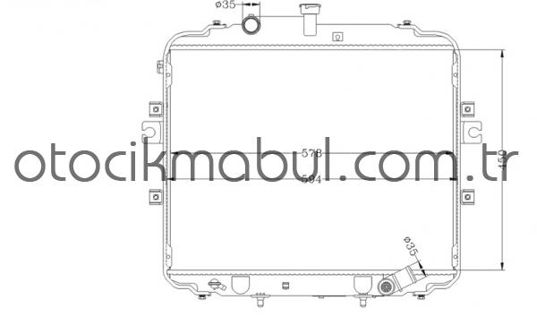 H100 KAMY 05-&gt; SU RADYATÖRÜ