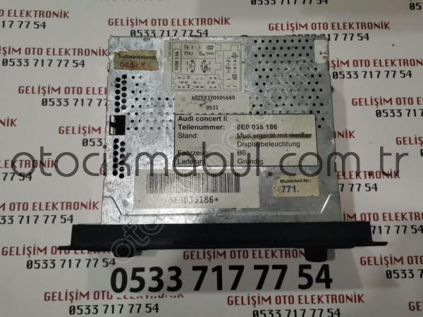 8E0035186 AUDI A4 B6 CD KONSER RADYO BAŞ ÜNİTESİ