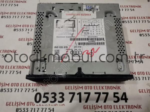 8V0035870 AUDİ A3 8V NAVİGASYON MULTİMEDIYA SİSTEM MODÜLÜ