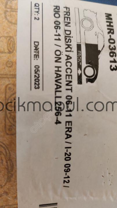 Hyundai için 2 adet ön disk