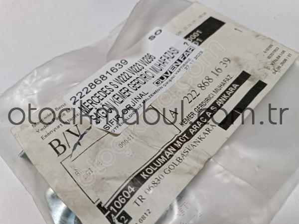 MERCEDES S W222 W223 W296 SAĞ ÖN KEMER GERDİRİCİ MUHAFAZASI