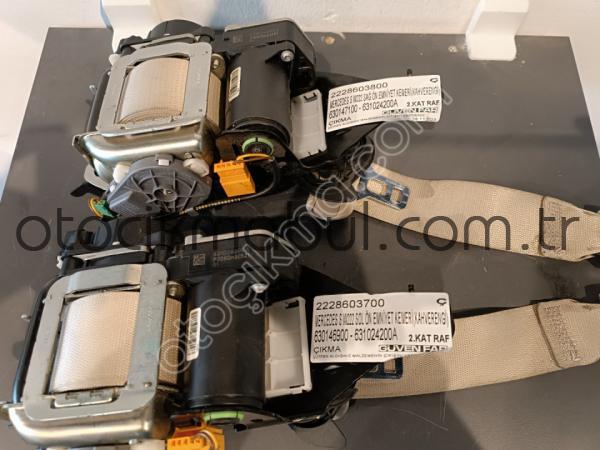 MERCEDES S W222 SOL ÖN EMNİYET KEMERİ(KAHVERENGİ) 2228603700
