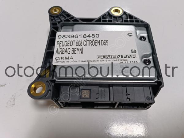 PEUGEOT 508 CİTRÖEN DS9 AİRBAG BEYNİ 9839618480 681021900 Ç