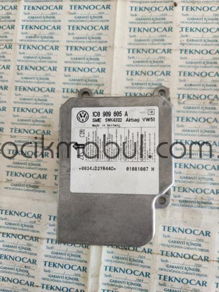 1C0909605A 5WK43122 VW51 İNDEX10 VW TRASPORTER AİRBAG BEYNİ