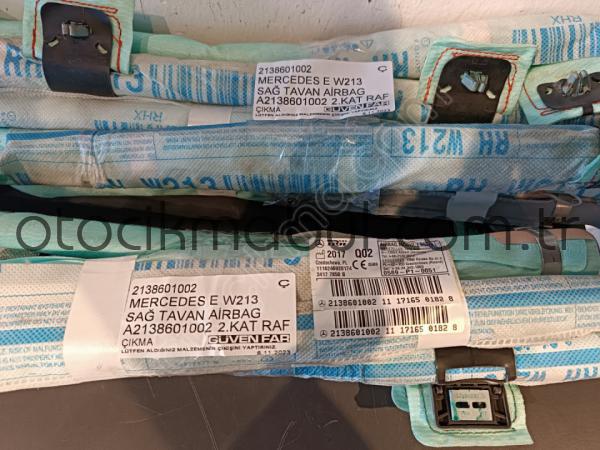MERCEDES E W213 SAĞ TAVAN AİRBAG 2138601002 Ç
