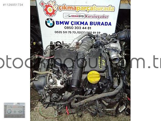 Renault Clio 1.5 DCİ Euro 6 Çıkma Motor Temiz Açılmamı