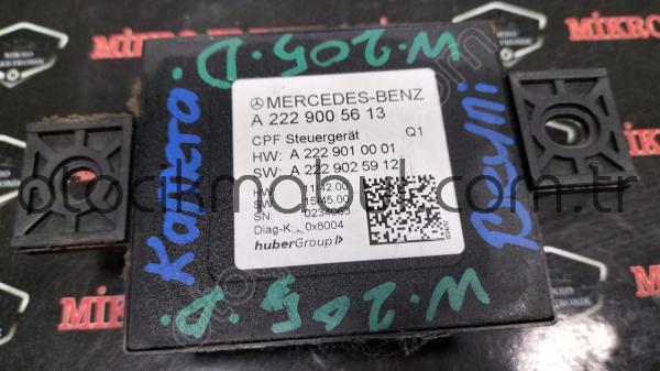 A 222 900 56 13 MERCEDES S550 W222 KONTROL MODÜLÜ