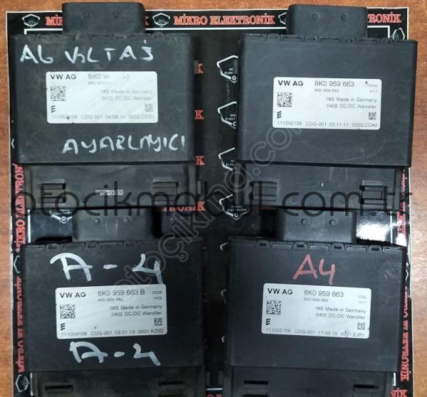 8K0 959 663 VW VOLTAJ AYARLAYICI
