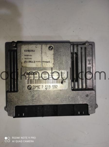 BMW MOTOR BEYNİ - DME 7 519 592 - BOSCH NO: 0261209005
