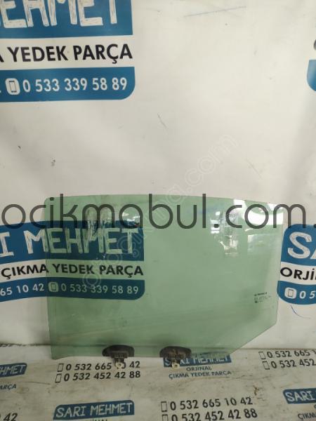 ÇIKMA RENAULT FLUENCE SOL ARKA KAPI CAMI 43R-00097