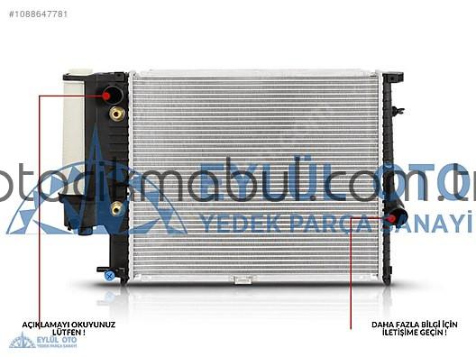 17111723527 SU RADYATÖRÜ BMW 5 SERİSİ E34 M50 520i 1987-1996