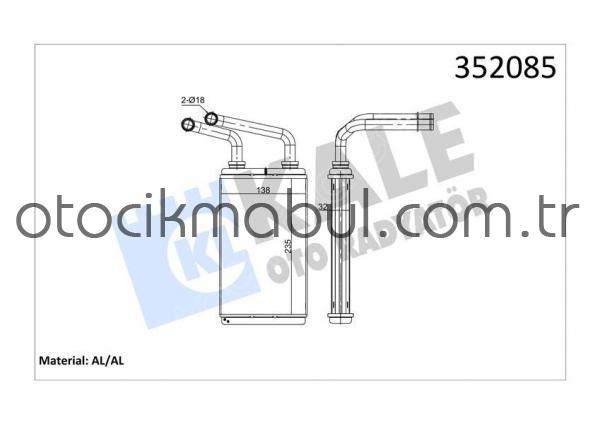 7701207992  KALORİFER RADYATÖRÜ MASTER II
