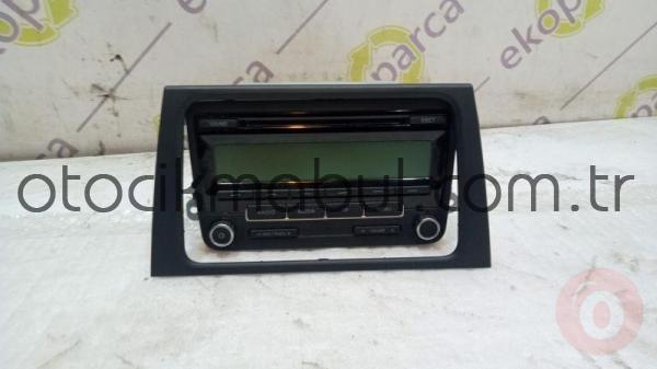 VOLKSWAGEN GOLF 2008 2013 RADYO TEYP + ÇERÇEVE 1K0035186AA